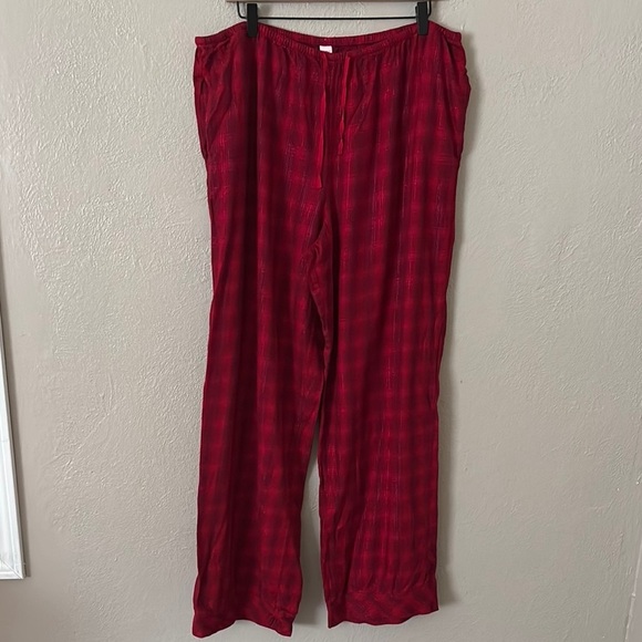 Victorias Secret Pajama Pants With Pockets, Red, XL Long - Picture 1 of 7